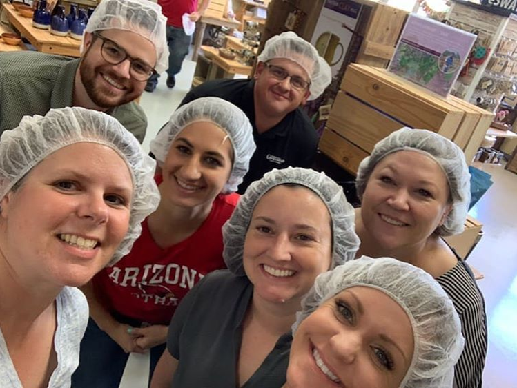 Volunteering at Feed My Starving Children, May 2019